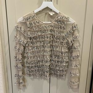 Anthropologie festive top